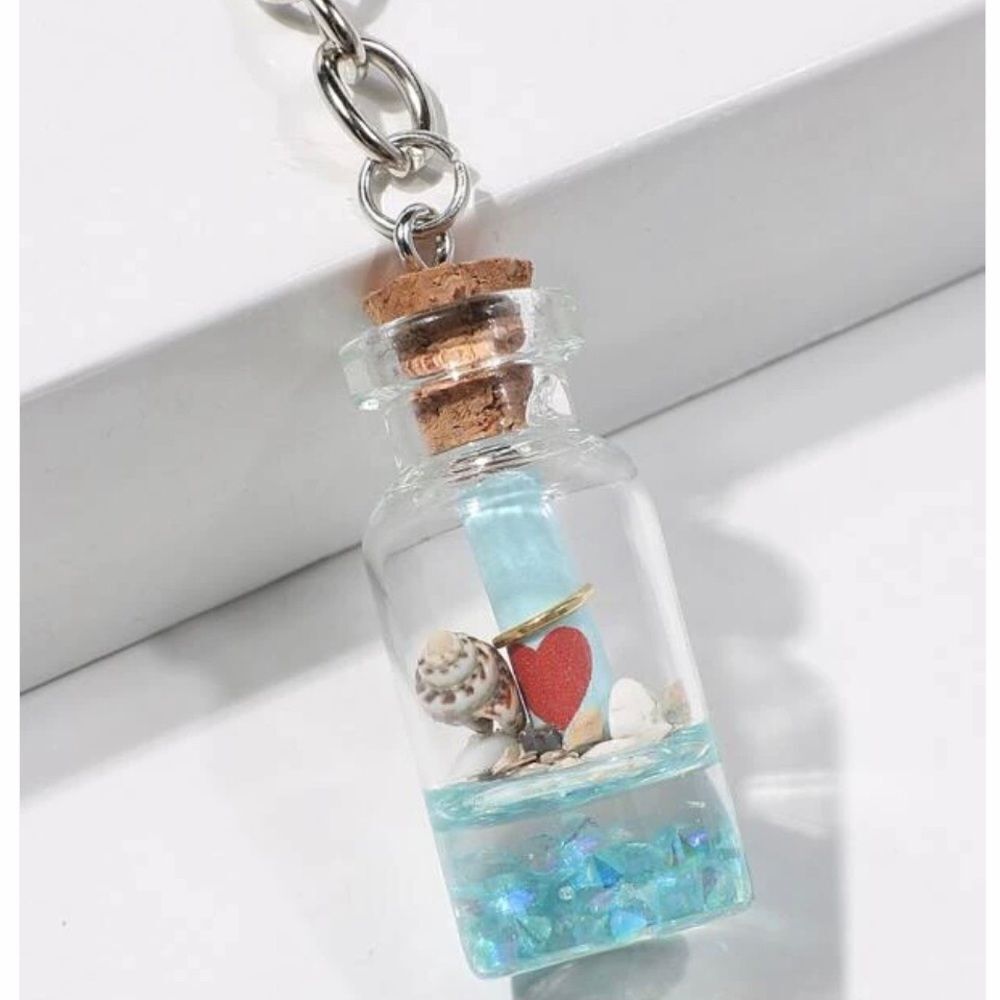 Message in a Bottle Keychain - Picture 3 of 4